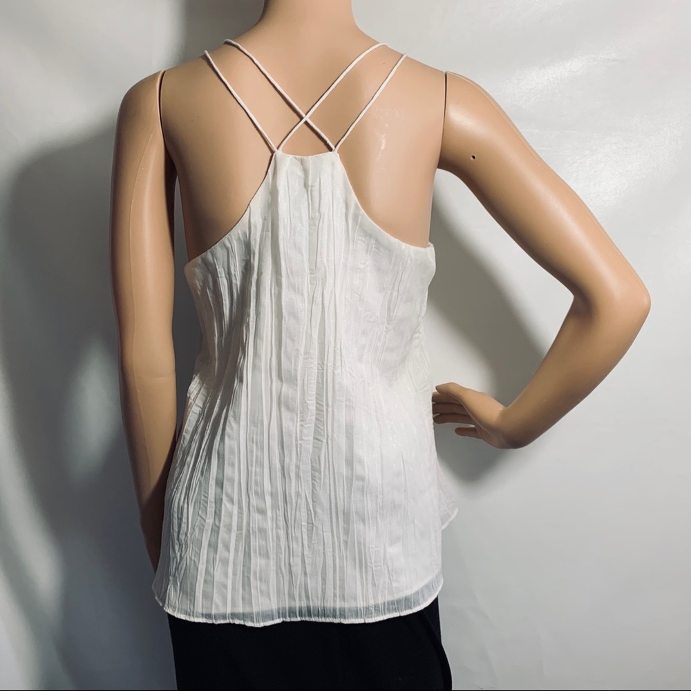 W118 by Walter Baker pleated spaghetti strap top M